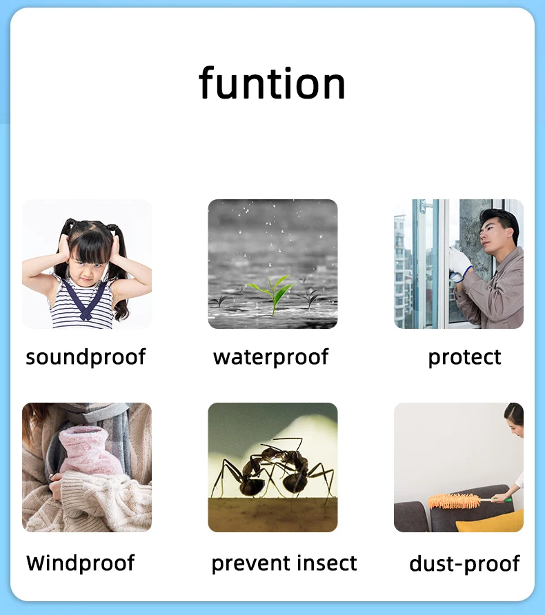 High Quality Anti-Collision Sealing Strip Door Frame Seal Brush Door Seal