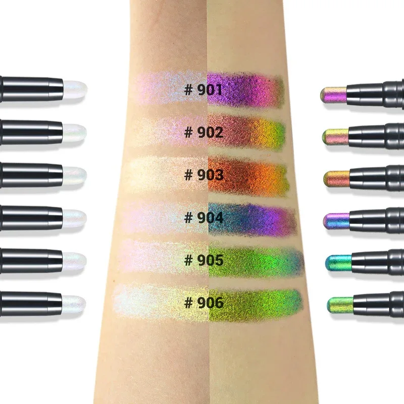 MLM Custom Makeup Glitter Supplier Custom Chameleon Eye shadow High Pigment Vegan Cruelty-Free Hightlighting Eyeshadow Stick