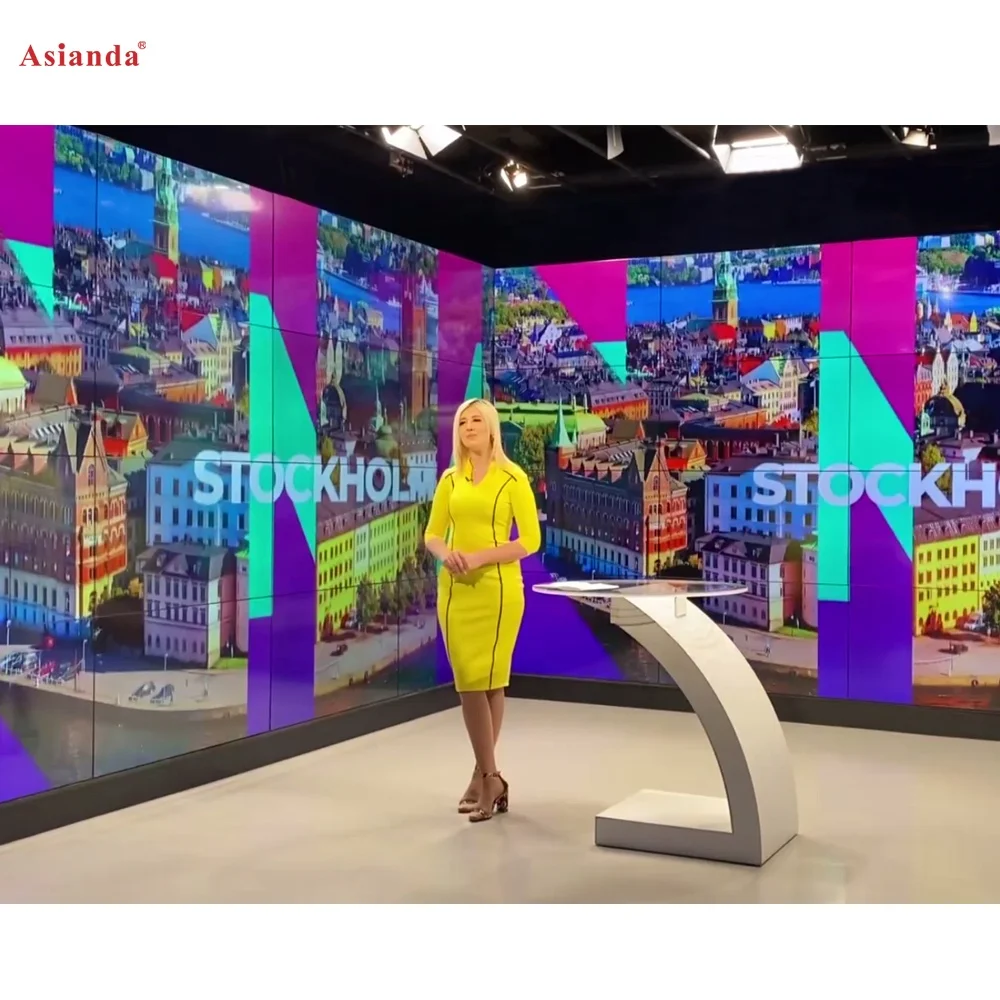 55inch Indoor3.5mmUltra Narrow Bezel Wall Monitor Display LCD Video Wall Display Screen 3x3 Advertising Players