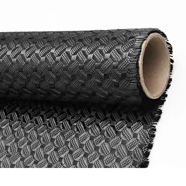 high quality spike jacquard carbon fiber fabric