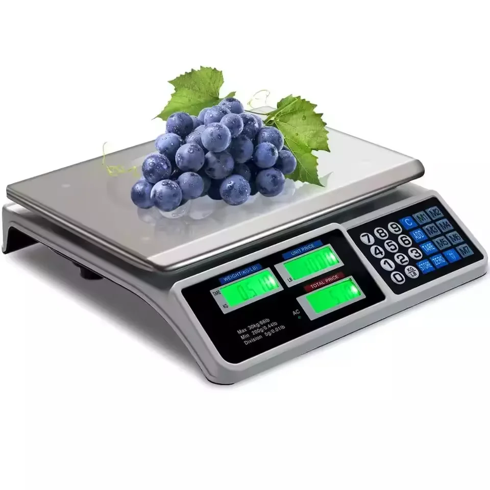 Electronic Price Calculation Scale 40 kg 50 Vegetable Fruit and Meat to Calculate Weight