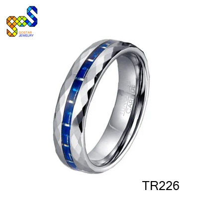 Ювелирные изделия от фабрики Gostar оптовая продажа модное Черное золото вольфрамовое титановое стальное кольцо для мужчин 8