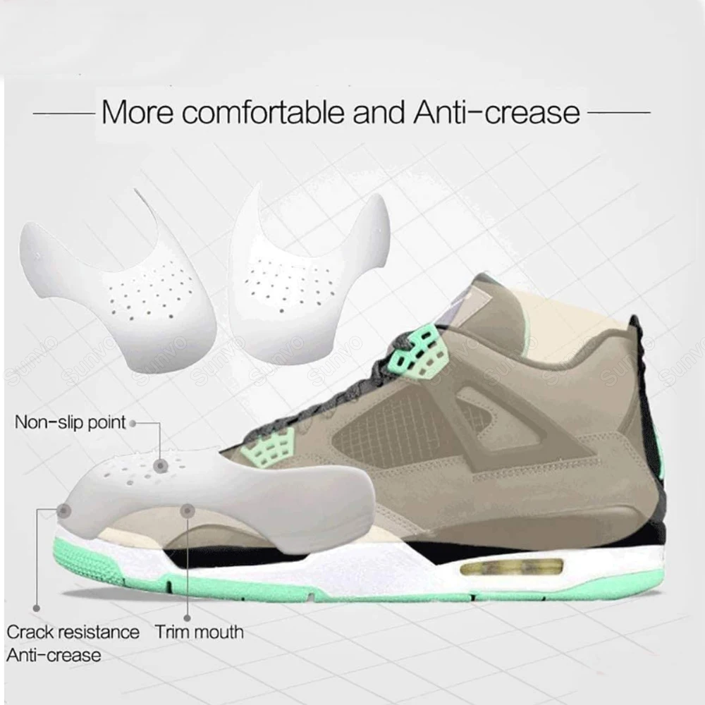 Shoe Stretcher Protector Toe Support Universal Shaper Washable Lightweight Anti Crease Sneaker Shoe Trees