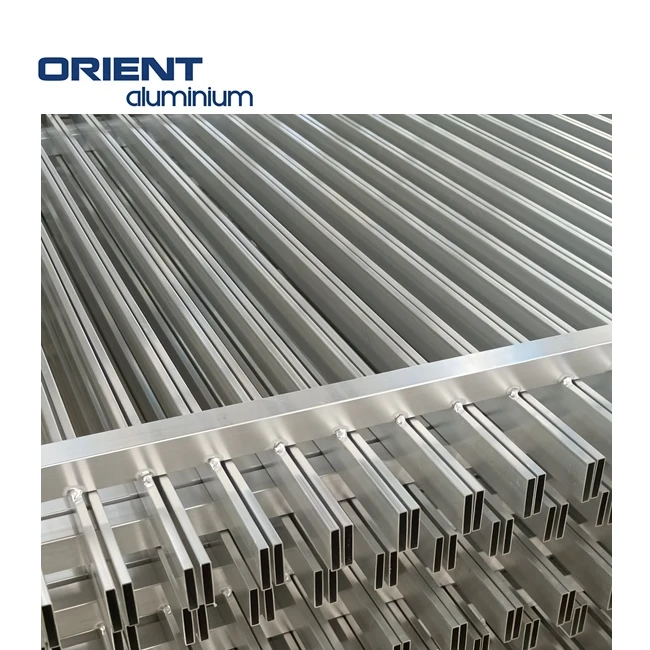New Designed Batten Aluminum Blade Fence Panels Architectural 3d Blade Fence Composite Vertical Aluminium Batten Fence Wall