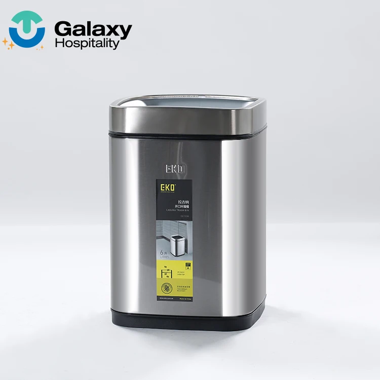 Classic Leather Trash Cans Waste Paper Basket Storage Bin For Bathroom Kitchen Office Hotel Waste Bin Sensor