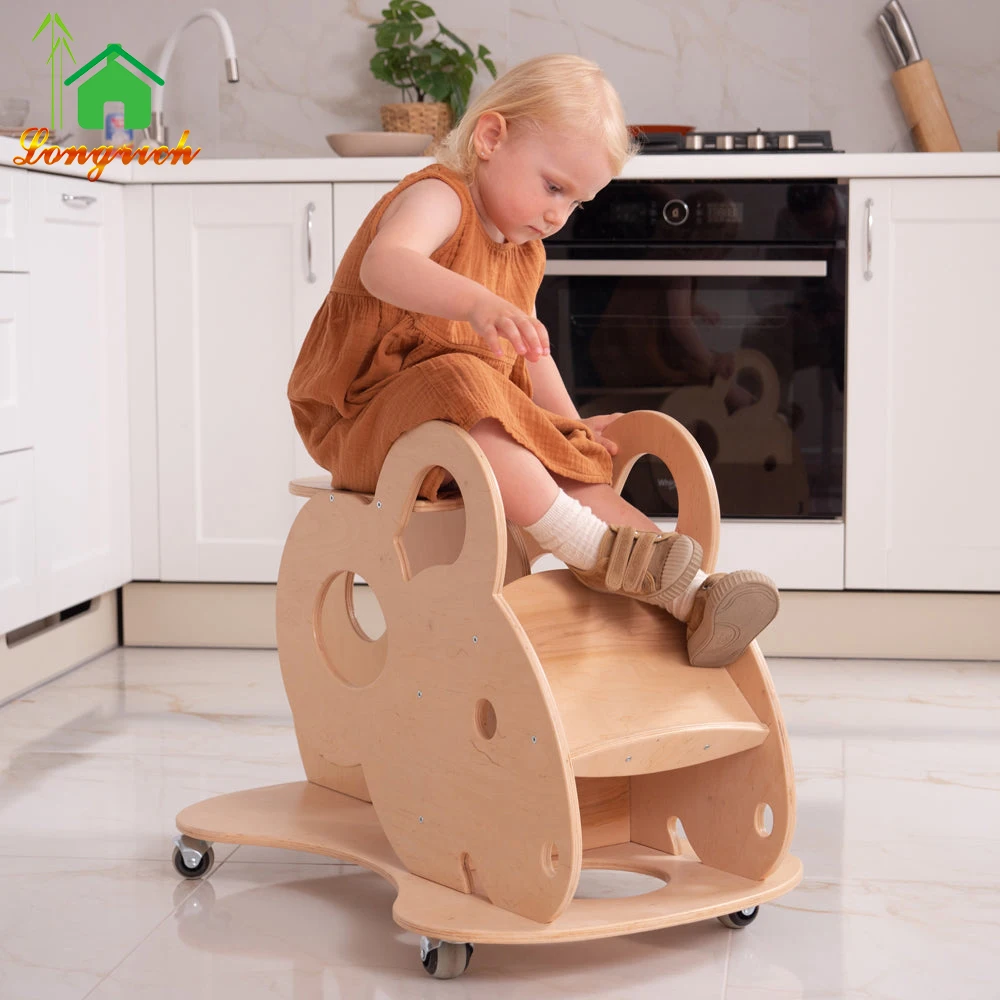 Wholesale  New Baby Walker Anti Rollover Baby Toddler Rocking Horse Trolley Toys Shoe Fitting Stool