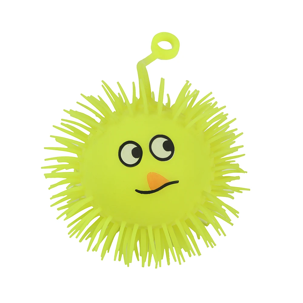  Красочный снятие стресса рекламный большой размер громоздкий массаж прыгающий мяч игрушки мигающий