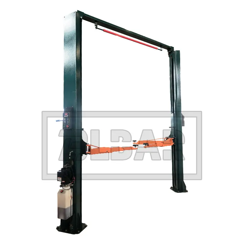 4t Asymmetry Automatic Hydraulic Workshop Auto 2 Two Post Gantry Car Lifting Machine Clear Floor Hoist