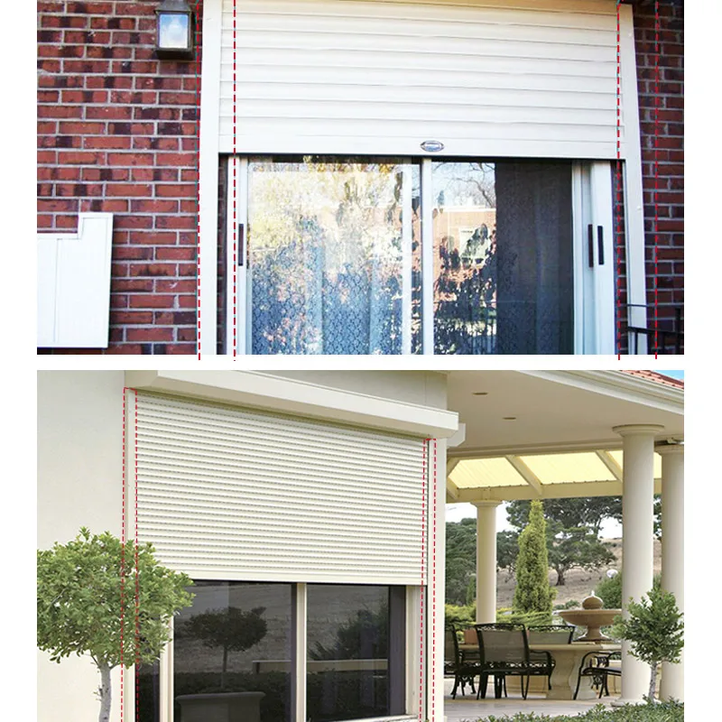 Aluminum roller shutter parts guide rails for roller shutter