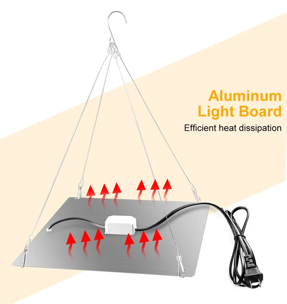 169LED plant grow light red blue purple light 50W full spectrum grow lamp for flower potted lighting chandelier