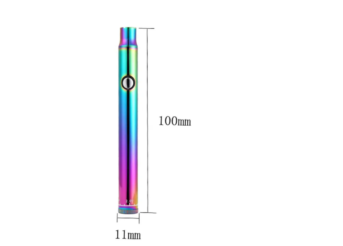 Пользовательский цвет 350mAh перезаряжаемый 510 Thread cbd vape