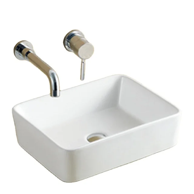 Ceramic Hot Selling Vessel Sink without faucet hole European Style Ceramic Hand Wash Basin