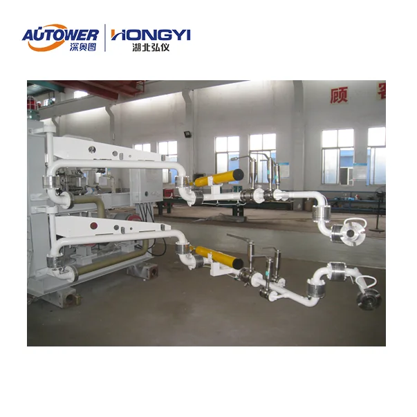 low temperature stainless steel bottom LNG Loading Arm with swivel joint spring balance Design Supplier For filling  LNG Plant