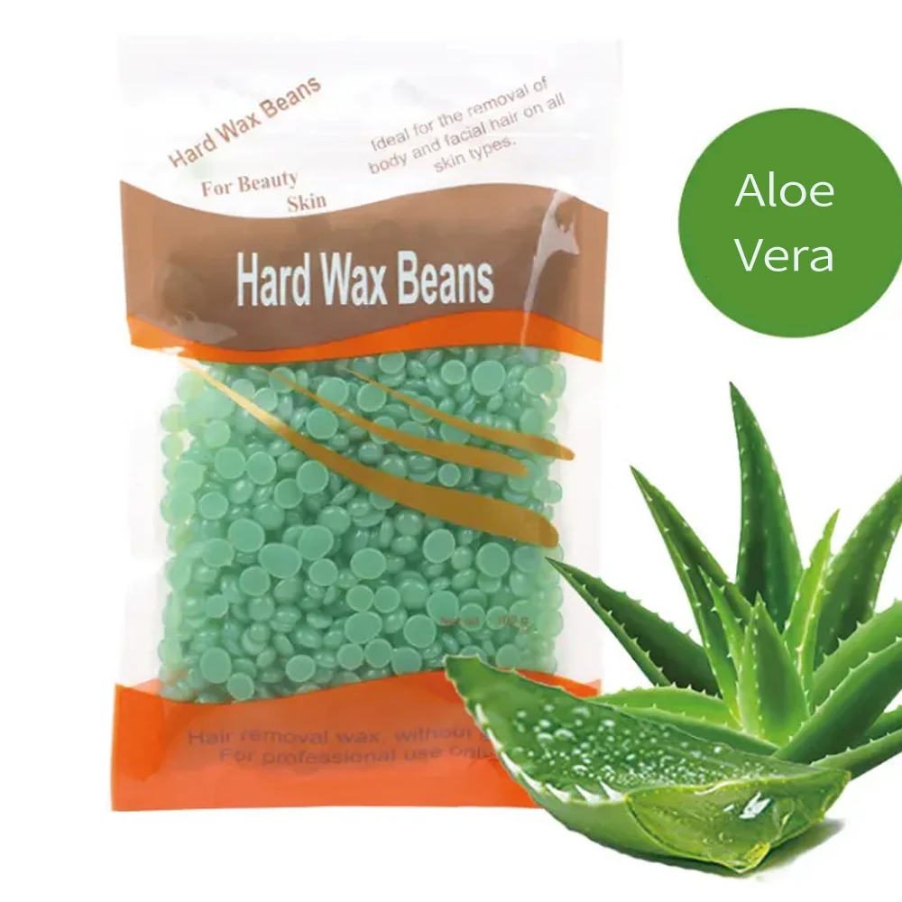 HJS High Quality deplicated Wax Hair Removal Wax Beans Set Hard Wax Beans For Hair Removal At Home