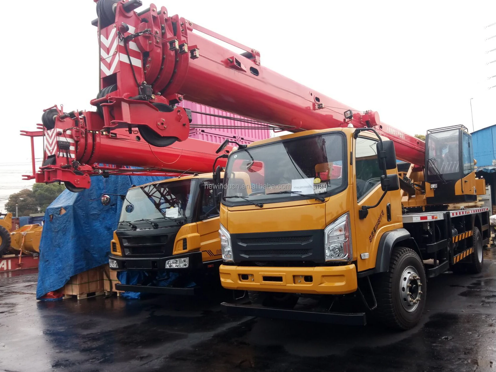 Good Working Condition 12ton Mini Truck Crane STC120C with Spare Parts in Stock