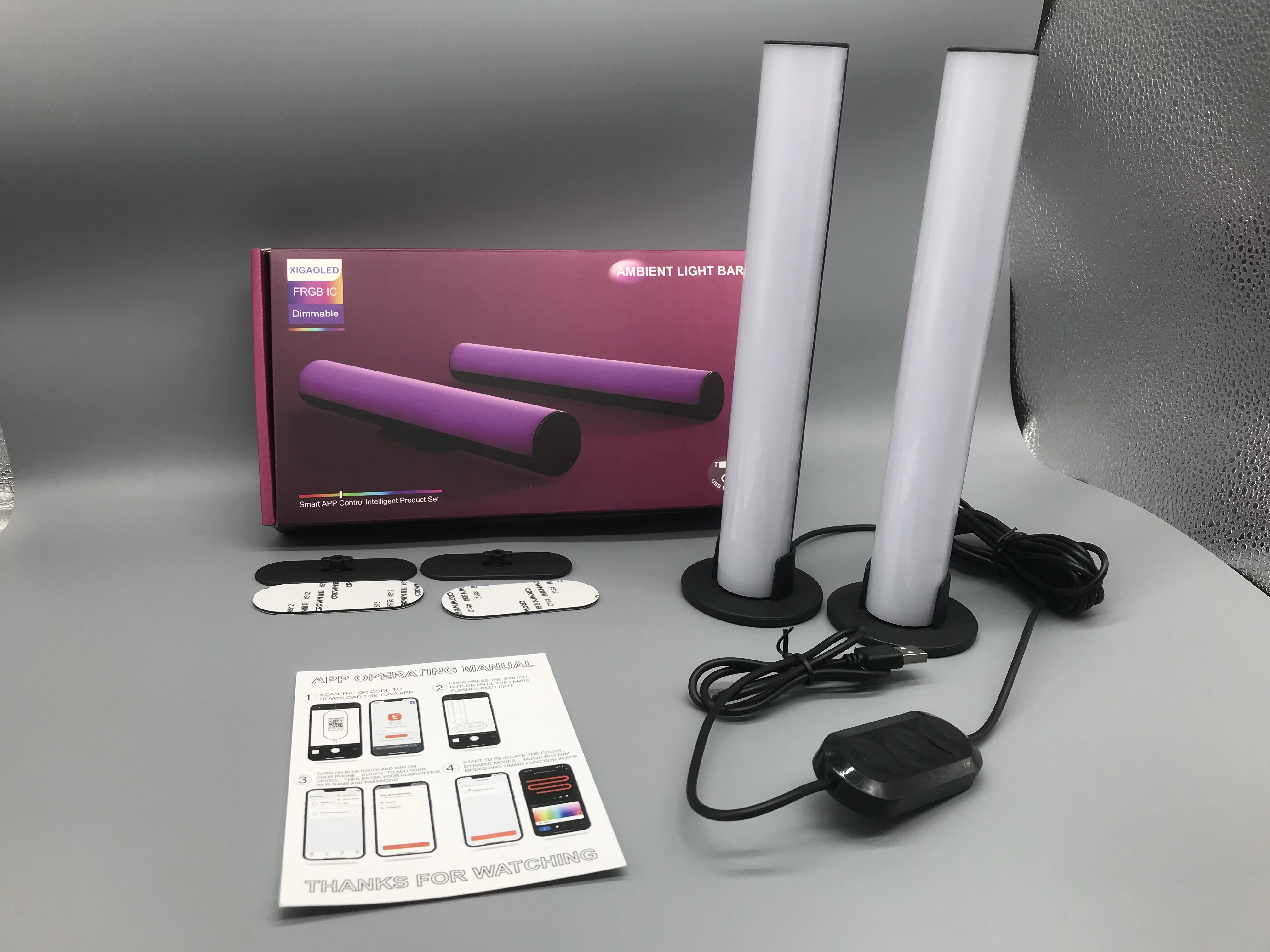 Game RGB APP Music Sound Control Lights Bedroom Led Lamp Bar Desktop Atmosphere Rhythm Smart Lighting With Game Sound Voice