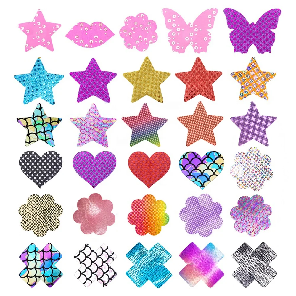 Hot Sale Multiple Invisible Disposable Nipple Sticker Woman Sexy Adhesive Breast Pasties Nipple Cover