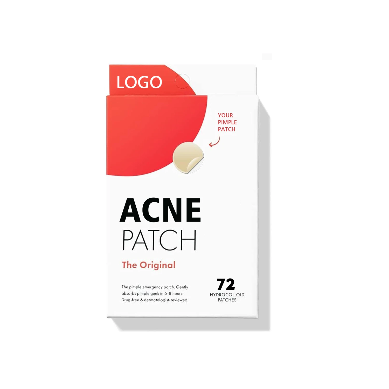 OEM Customized 72 Acne Patch Supplier Spot Repairing Treatment Original Pimple Patches Hydrocolloid blemish patch Clear Healing