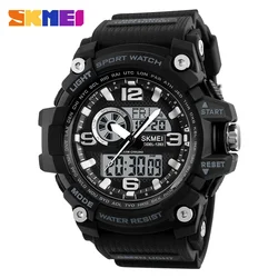 Athletic Watches Hot Jam Tangan Skmei 1155 Analog-Digital Watch Camouflage Army Pupils Wristwatch