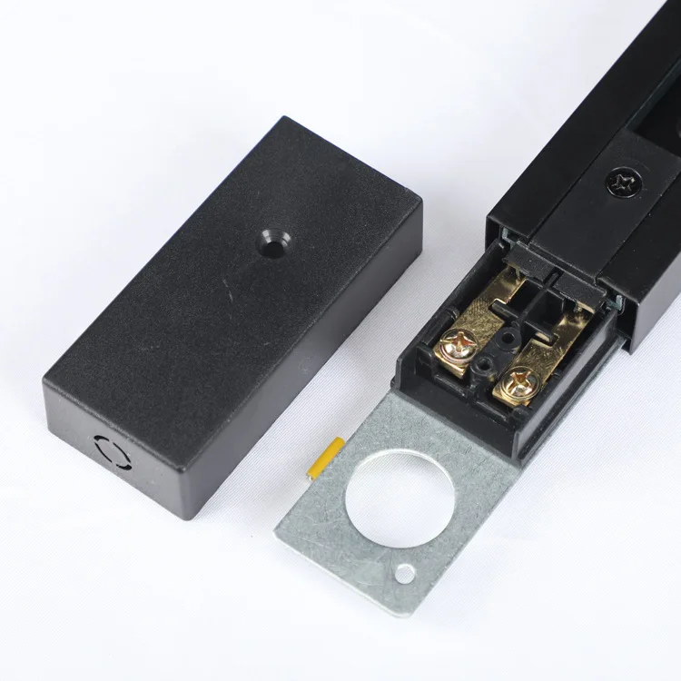 LED 2 line track strip 1m1.5m2m aluminum shell copper core clothing store black and white track light dedicated guide rail