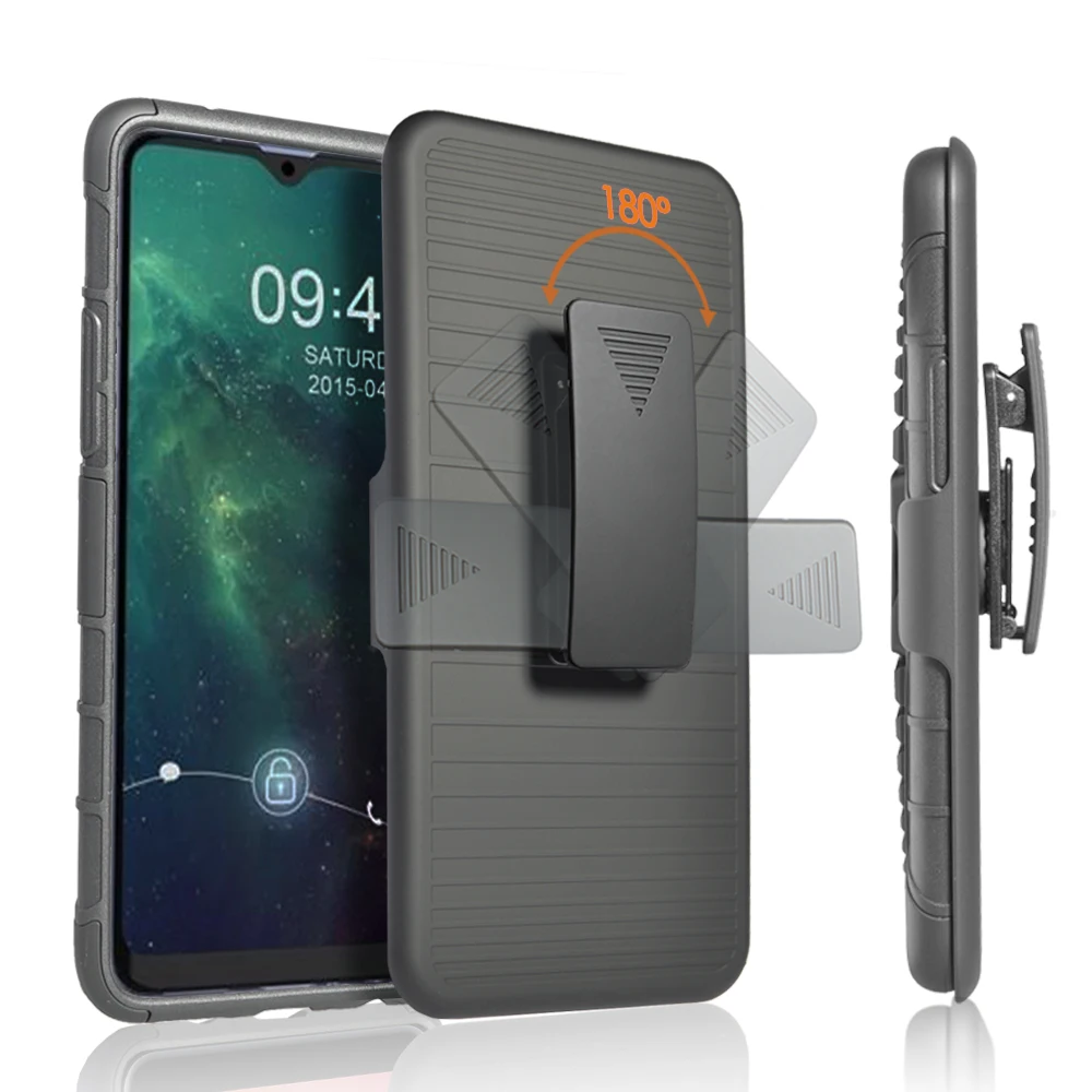 OEM Belt clip holster phone case for Samsung NOTE 10, for iPhone 11, for heavy duty mobile phone for sonim
