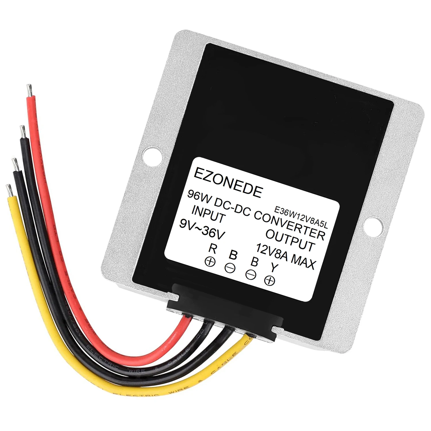 DC Stabilizer 9V-36V to 12V 8A 96W Auto Boost Buck Voltage Regulator DC-DC Step Up Down Converter 12V Volt Transformer for Car