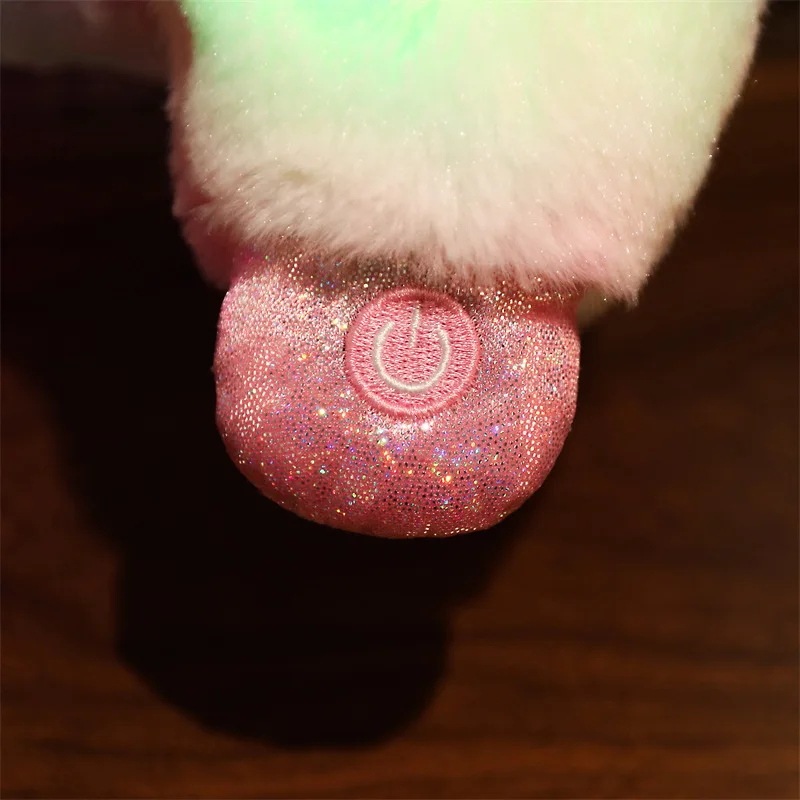 Best Seller Plush Toy Alpaca With Light Soft Toy Sheep Stuffed Pillow Goat Toy Baby Birthday Gift