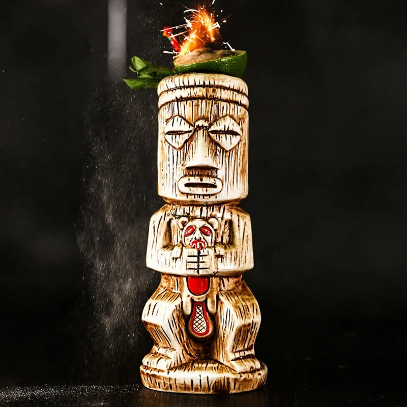 custom ceramic the Apes Tiki Mug Lawgiver Bone Variant Collectible