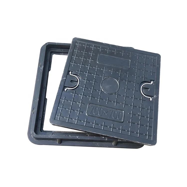 EN124 A15 square SMC BMC composite oil tank fiber glass FRP plastic sewer manhole cover