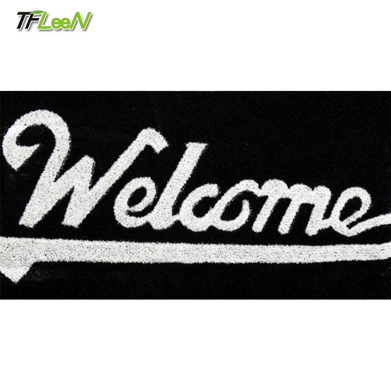 Customized green artificial grass carpet gym turf with numbers and white lines Pet Mat gym garden soccer field sports ground to