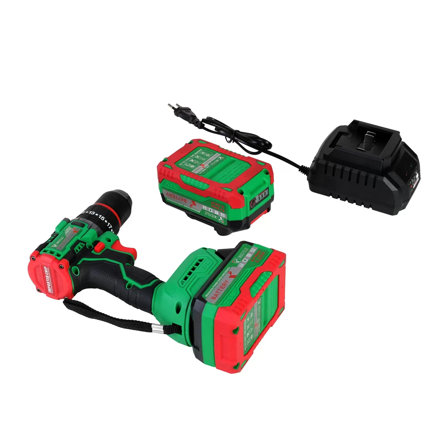 China 13MM Cordless Impact Drill lithium drill brushless drill