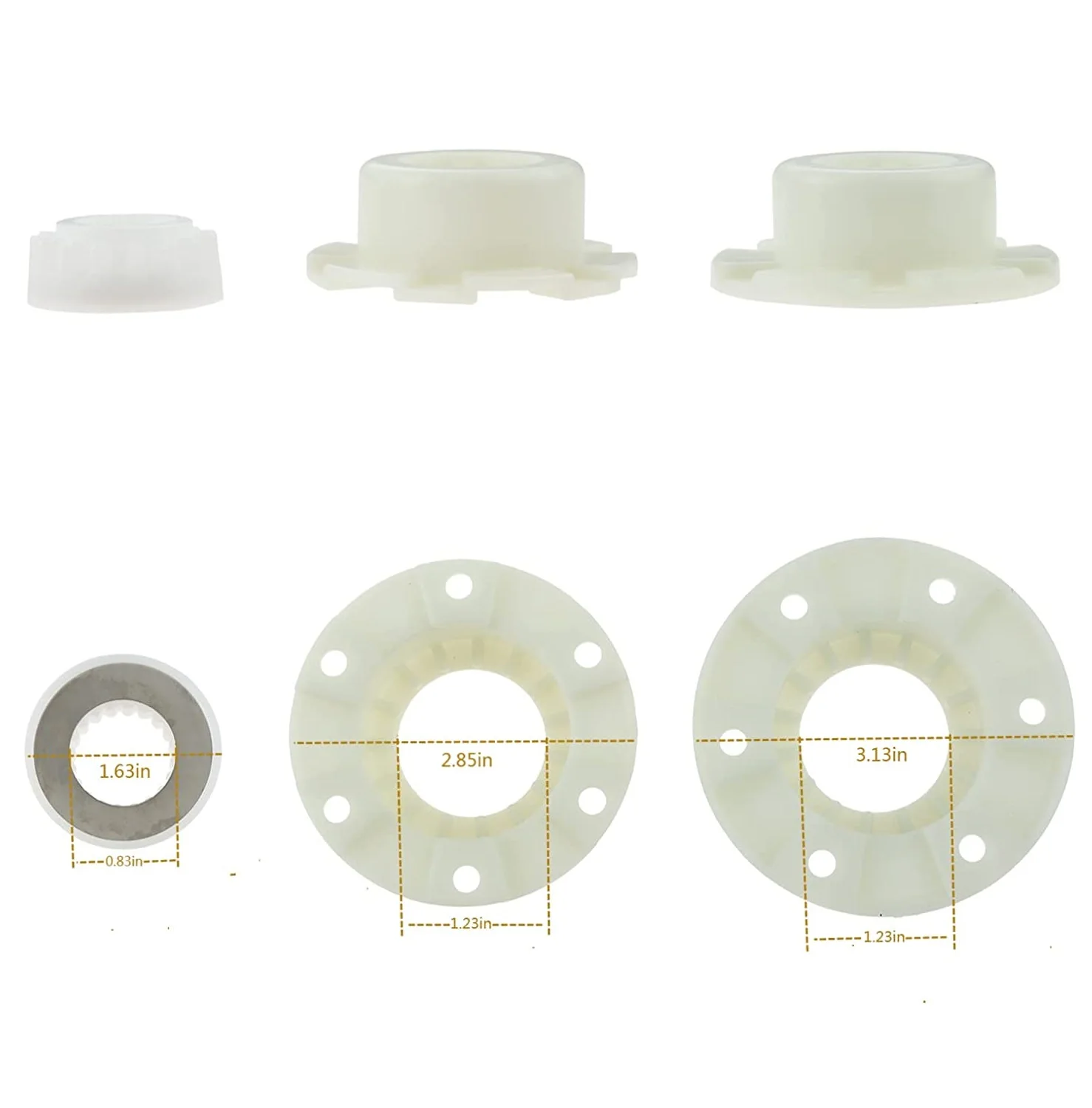 280145 W10820039 Washer Hub Kit Replaces W10118114 1200151
