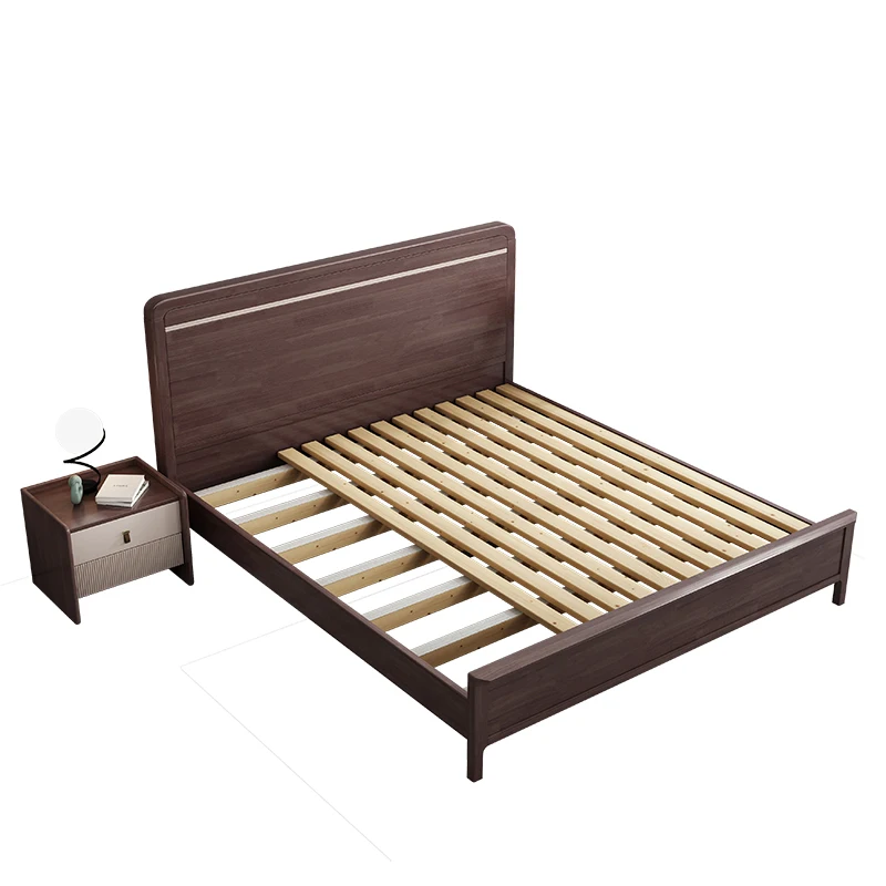Luxury New Design Wooden Bedroom Set Simple Designer Light Luxury Popular Bedroom Modern Furniture