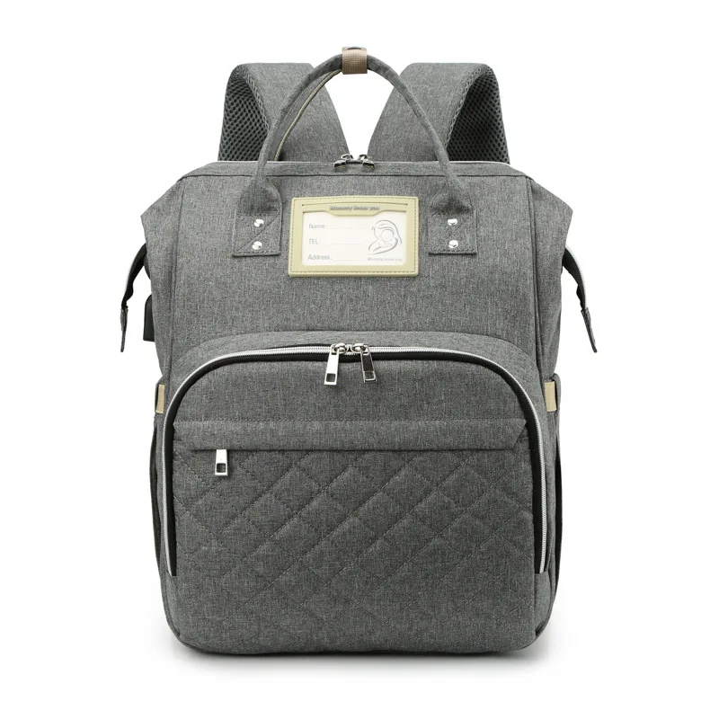 Mummy Bag 3 in 1 Travel Bassinet Foldable Baby Bed Portable Diaper Changing Station Backpack Baby with Mattress