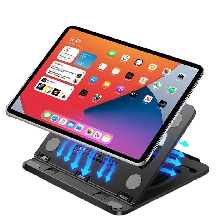 Hot Sell Colorful Height Adjustable Laptop Stand With Cooling Fan