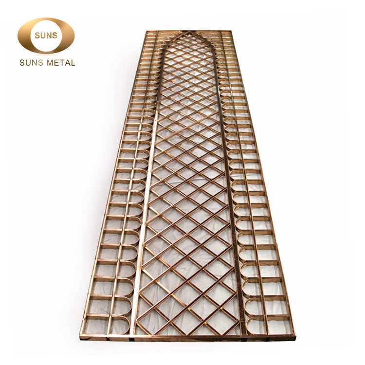 
Living room lounge decoration wall art hanging stainless steel partitions screens 