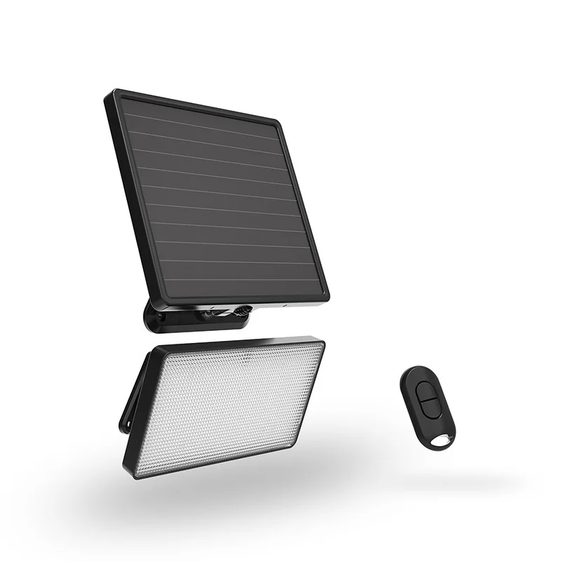 LED Remote Control IP65 waterproof protection Solar Security Wall Light