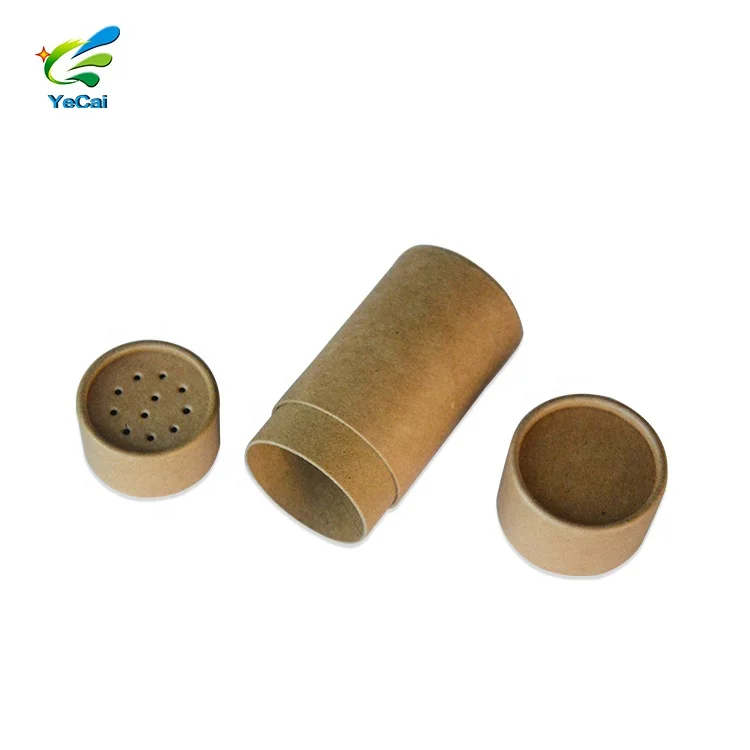 10 g 30 g 50 g spice box rotating  tubes good grade packaging recycle powder pack round container with custom printing