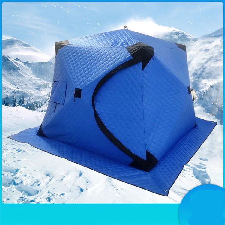 Outdoor Winter Winter Plus Cotton Ice Fishing Tent For Cold Protection In The Wild Cube Ice Fishing Tent Fishing Tent Outdoor