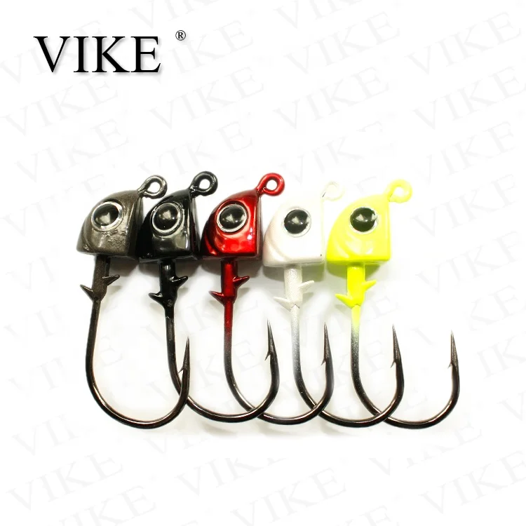 VIKE fishing jig head Carbide fishing Tungsten Resin fishing jig head,tungsten swimbait jig head