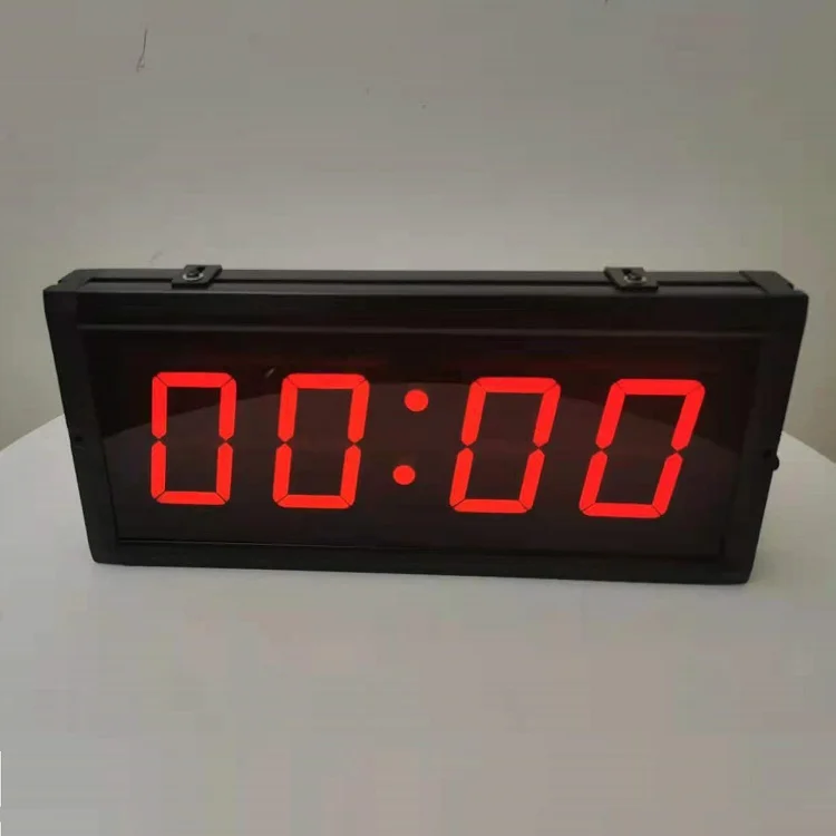 3 inch 4 digits LED wall clock with GYM timer and stopwatch