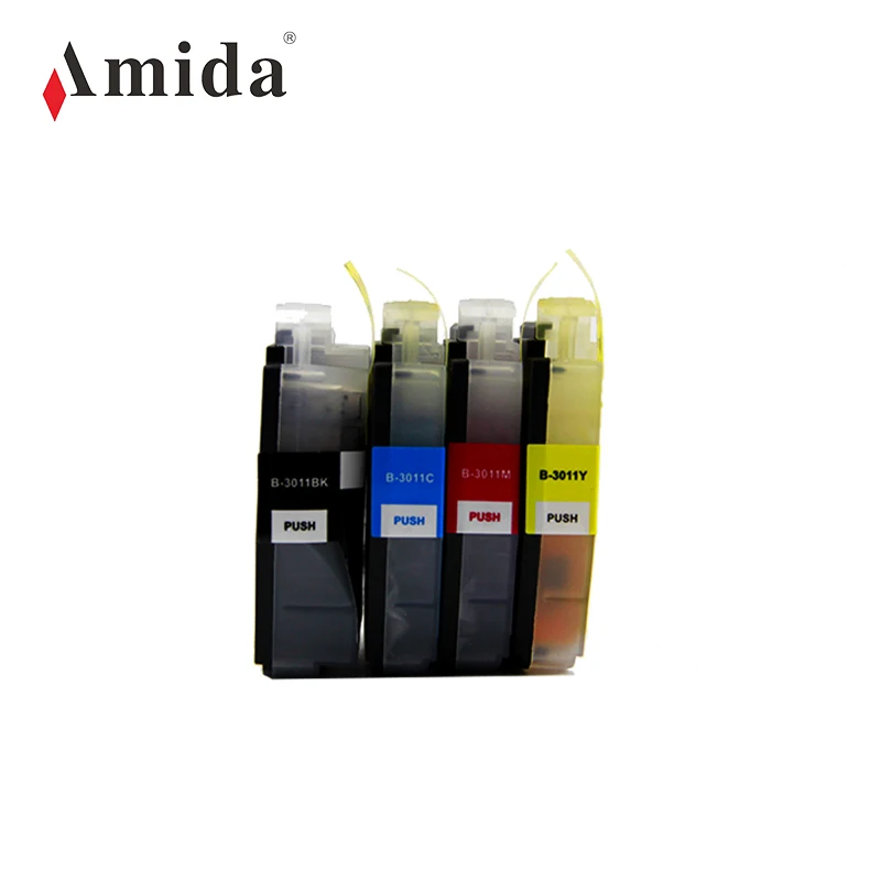 Amida Wholesale Premium Ink Cartridge B-3011 Compatible for MFC-J497DW/MFC-J690DW Printer Inks