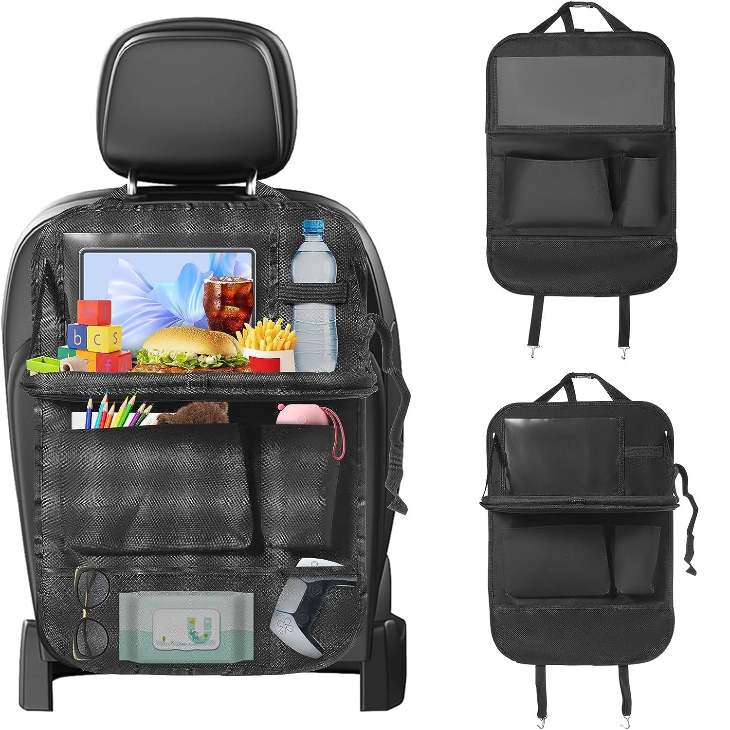2024 New High Quality Car Backseat Organizer Car Organizers With Touch Screen Tablet
