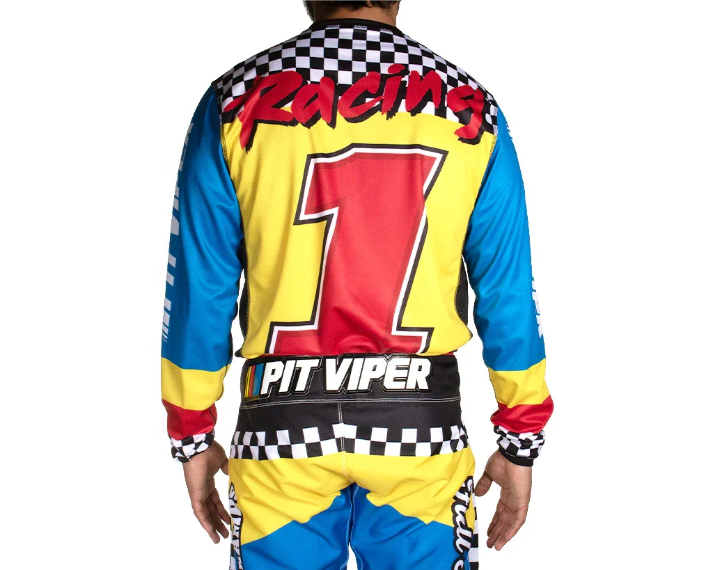 mens full sublimation reglan sleeve camo pattern custom motocross jersey