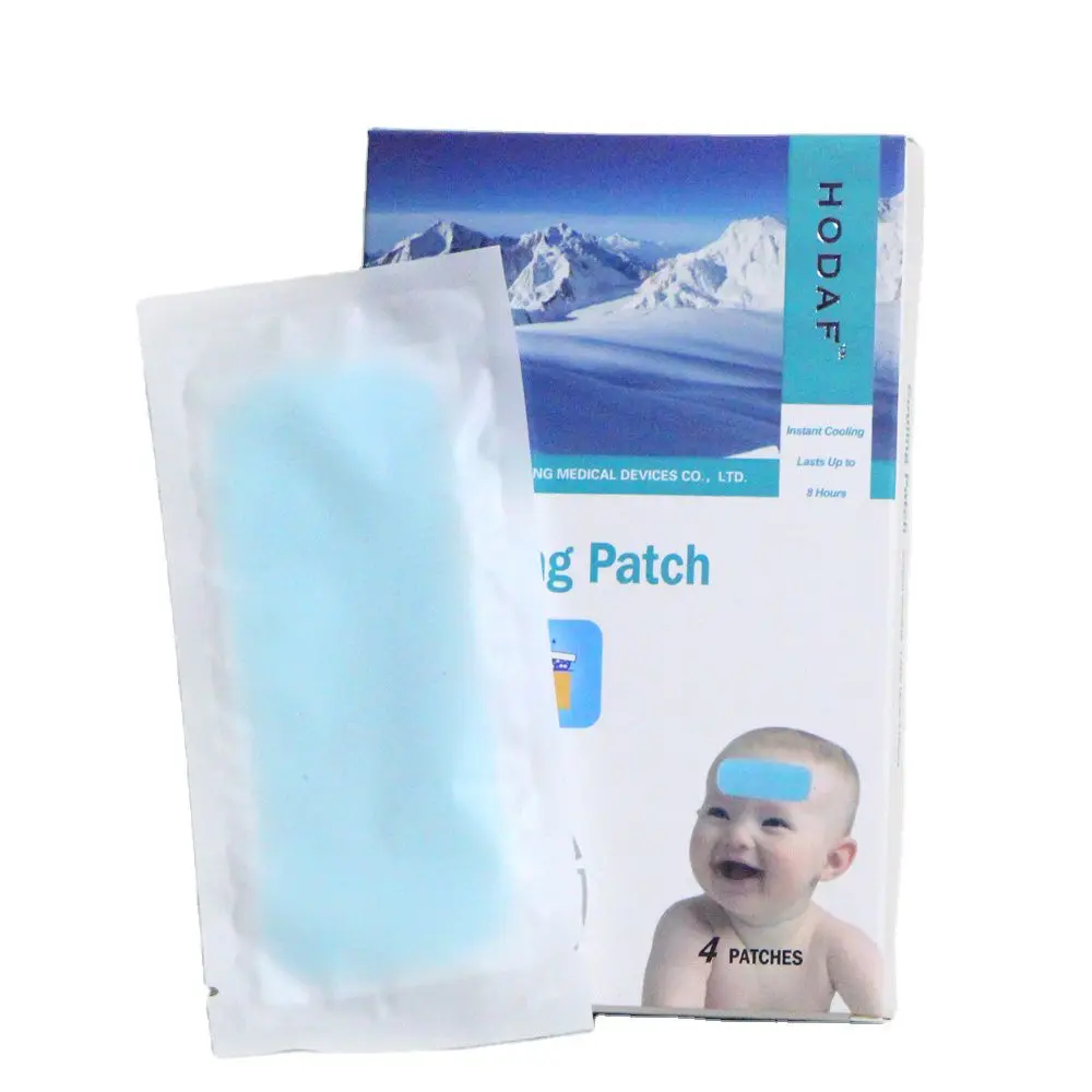 Cooling Gel Fever Pad Headache Relief Free Sample Ice Forehead Fever Patch High Quality Wholesale OEM