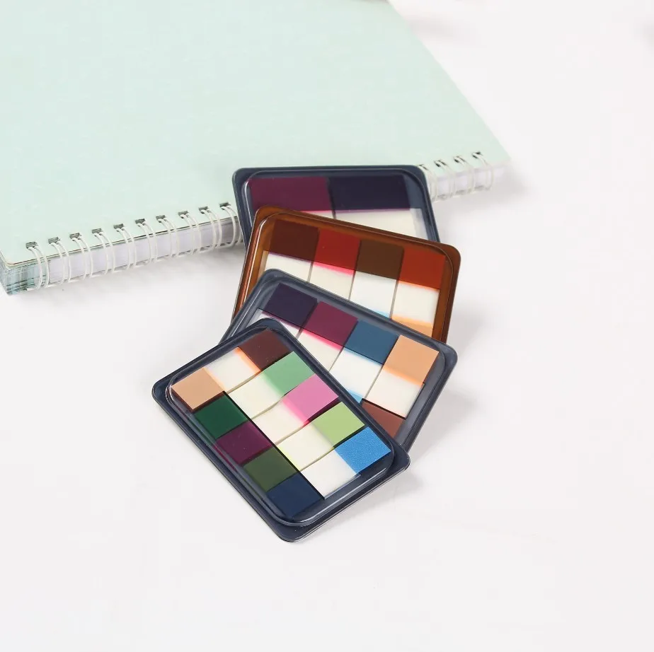 High Quality Self Adhesive Waterproof Colorful Sticky Notes Transparent Pet Plastic Sticky Notes Posted It Sticky Note Pad