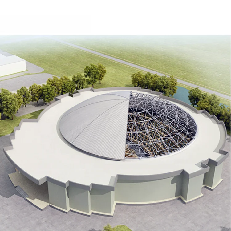 Сборный стальной зал, свадьба, оцинкованная пространственная рама, функция конференц-зала, дизайн