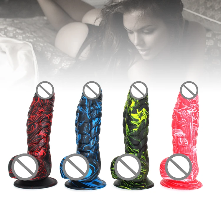 
Liquid Silicone Big Dildo Armor Surface Penis G Spot Stimulator Realistic Dildos Sex Toys For Women Vagina Massager 