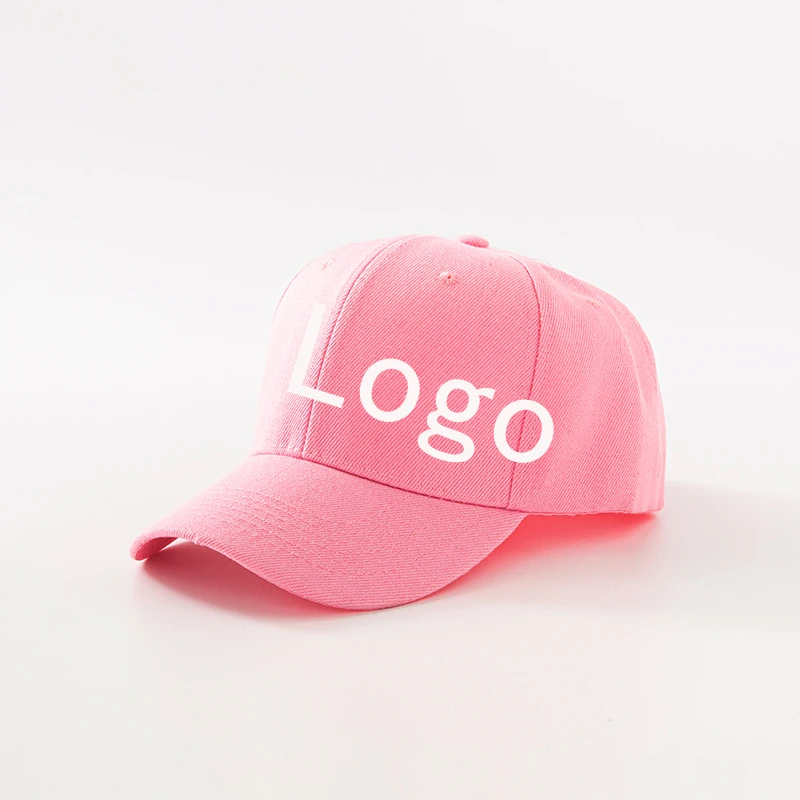 Custom Embroidered Logo Baseball Caps: Cotton, Colorful, 6 Panel, Unstructured Dad Hats for Men and Women