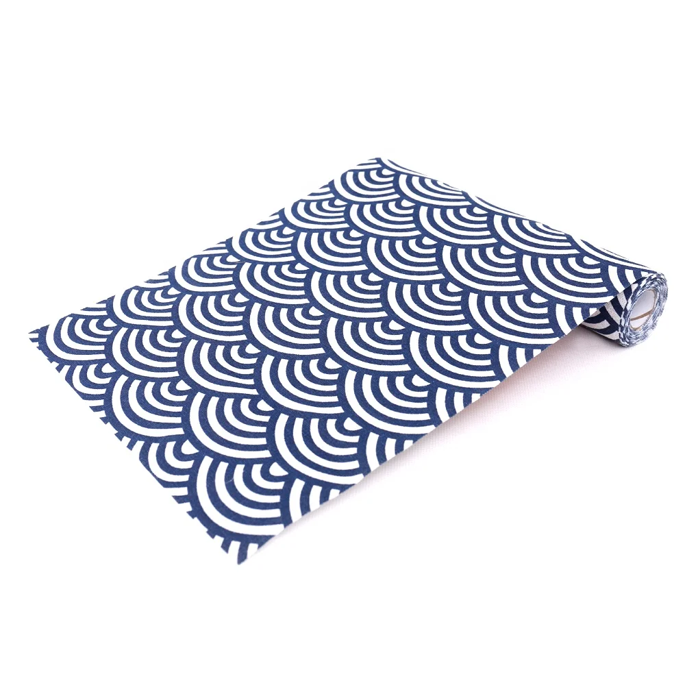 
Factory ready to ship wholesale high quality cotton polyester fabric with customized printing table runner tablecloth 